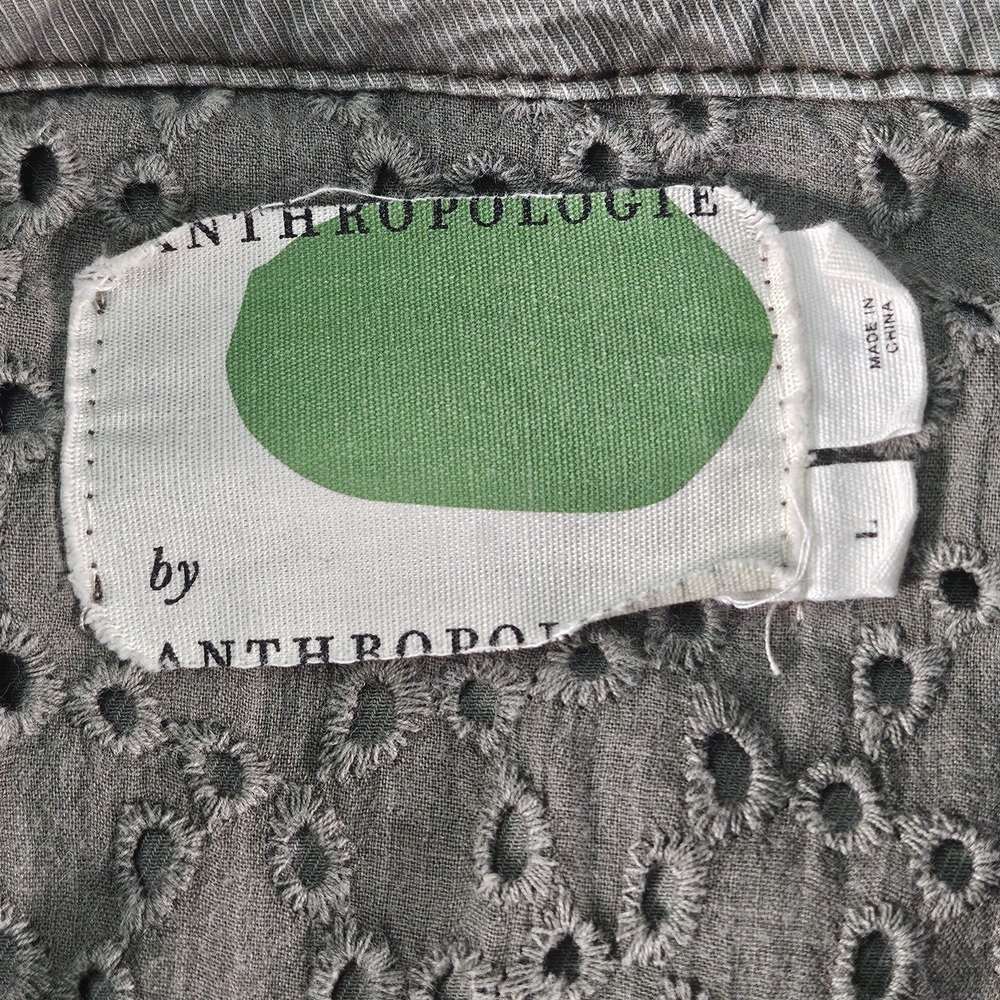 Anthropologie Faded Olive Utility Jacket with Patch Pockets - Picture 4 of 12